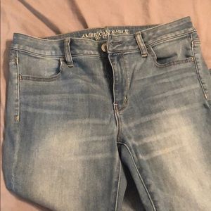 American Eagle size 14 light wash Jegging